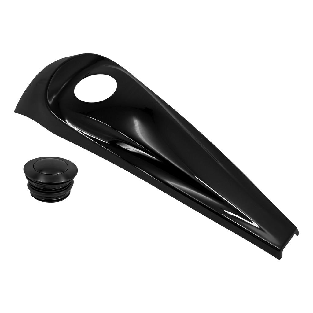 Motorcycle Dash Fuel Tank Console Trim Oil Gas Tank Cover Cap For Harley Touring Road Electra Street Glide Ultra CVO 2008-2023