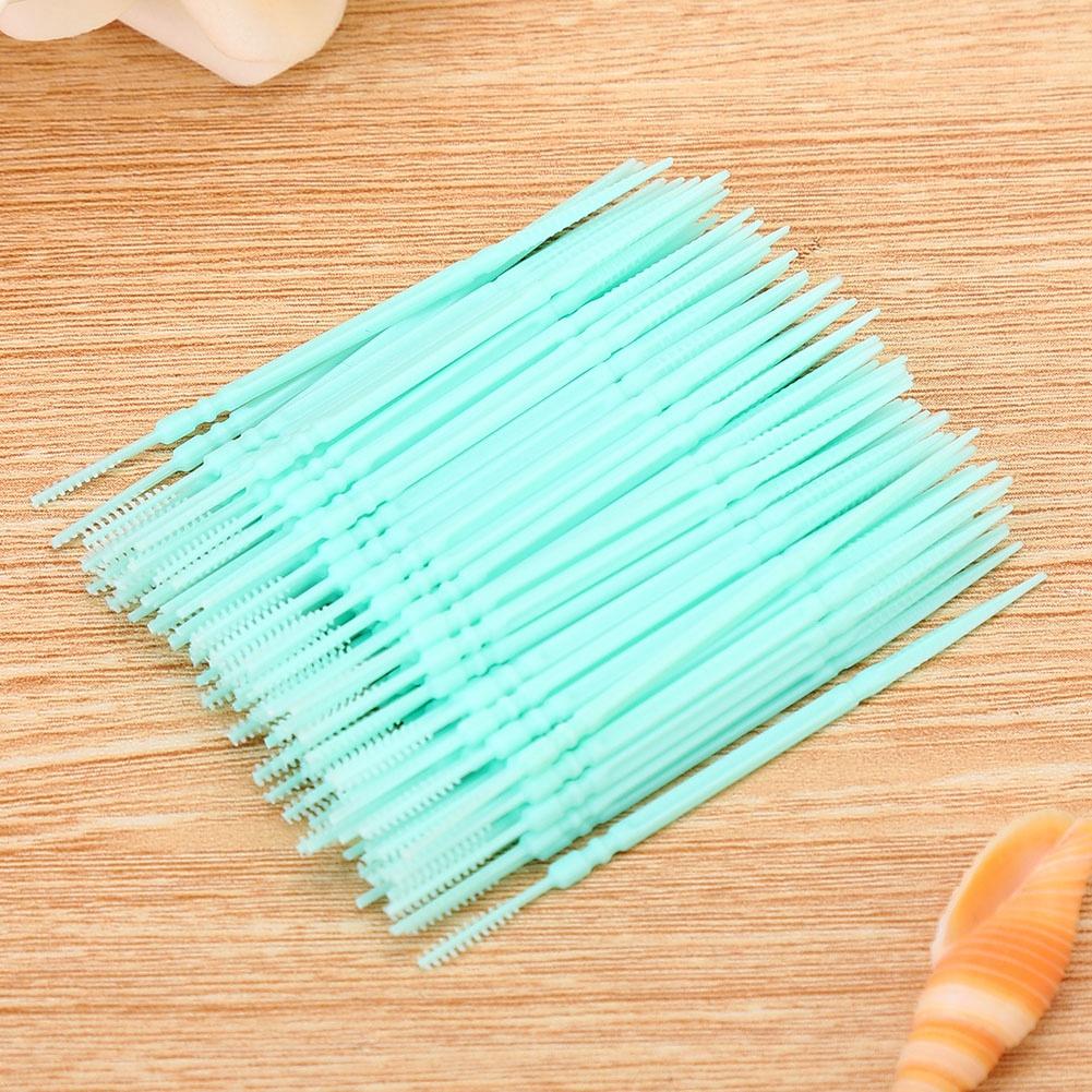 100pcs   Bag Double Head Teeth Cleaning Toothpick Oral Care Floss Pick Toothpick