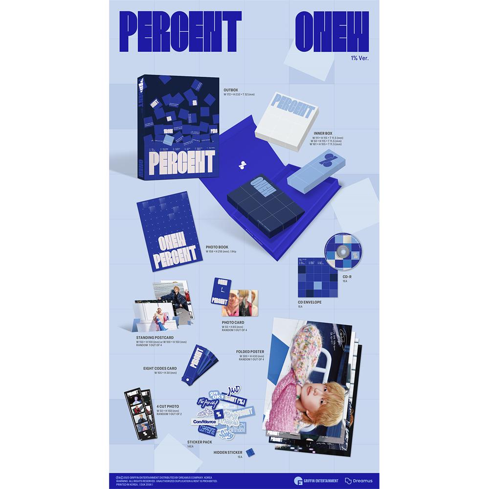ONEW - PERCENT (Photobook Ver.)