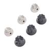 3Pcs Electric Guitar Knobs Metal Potentiometer Dome Top Hat Bell Volume Tone Control with Wrench