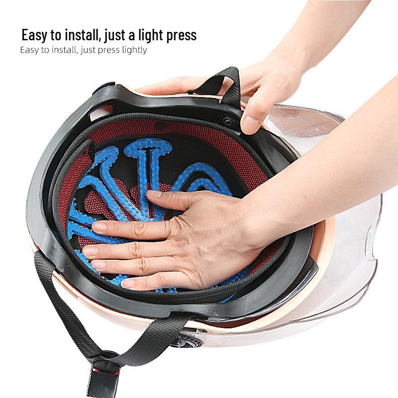 Cross-Border EV Silicone Helmet Inner Padding - Anti-Pressure, Portable Motorcycle Gear