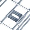 30/60Pcs Metal Cable Raceways Hold Down Clamp Support Washer Fit 4mm-6mm Wire Diameter Basket Wire Mesh Cable Tray