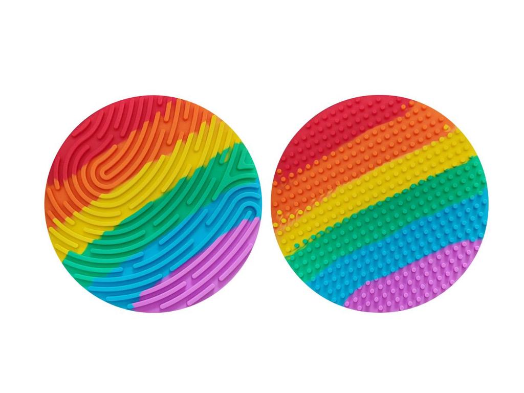 Children's Educational Silicone Sensory Puzzle Board - Twist & Learn Activity Toy