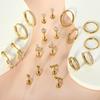 10 Pair Earrings Set Stud Ear Rings Casual Cartilage Multiple for