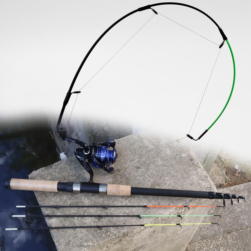 FTK 60pcs Fishing Tools Sea Pole 2.4m Carbon Material Material Hand In Hand Bag with Wheel Fake Bait Full Set of Fishing Toolsfeeder Fish Rod