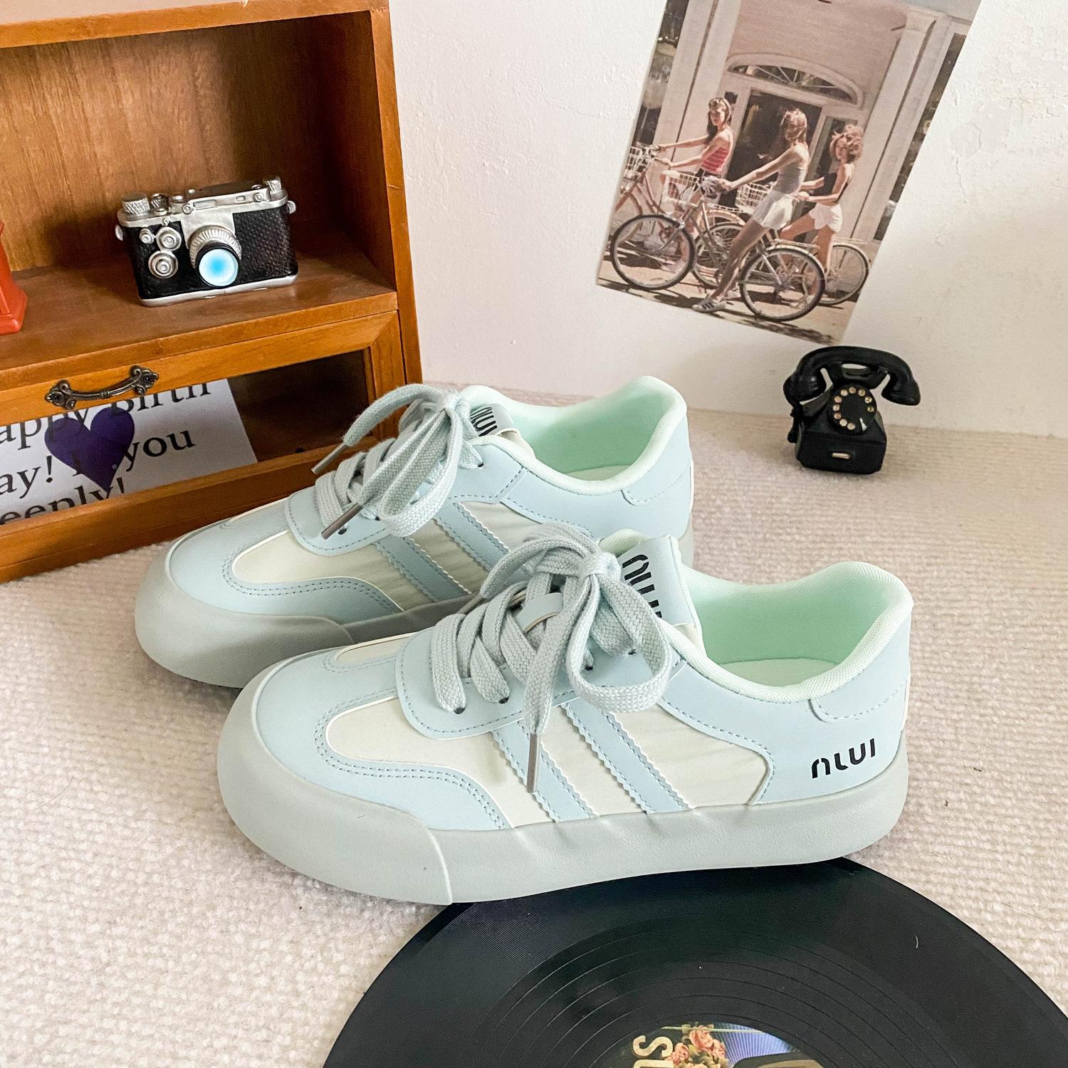 

6531 латексні устілки/дофамінові кросівки на товстій підошві німецькі тренувальні кросівки жіночі літня новинка 2024 кеди маленькі білі кросівки 40