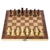 Chess Set - Handmade Wooden Fold Away Board Quality Travel Handmade Wooden Pieces Chess Set With Clasp Closure Complete Outstanding Gifts
