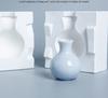 Ceramic Small Vase Gypsum Mold Manual DIY Fluid Painting Blank Grouting Model Jingdezhen Pouring Mold Tool Elephant Leg Bottle