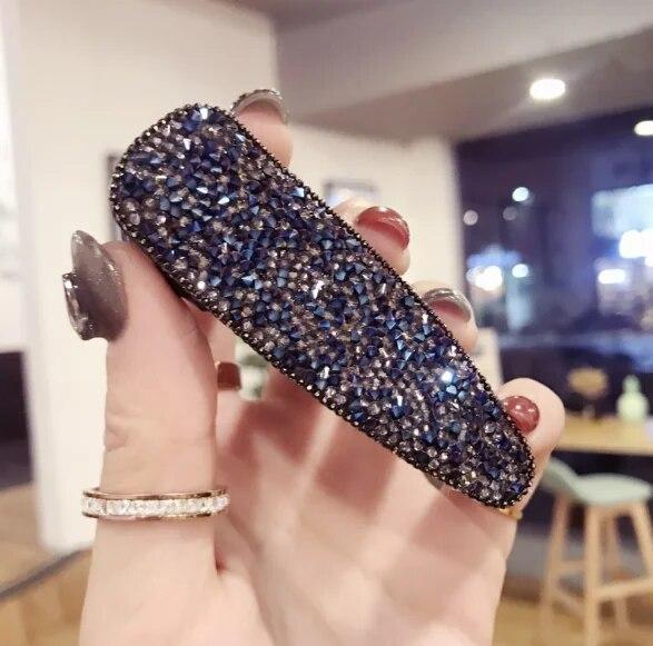 

Женская элегантная заколка для волос со стразами, повязка для волос, расческа, шпилька-бобби