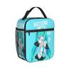 Cute Hatsune Miku  Insulated Lunch Bag Cooler Bag Reusable,Lunch Container  Portable Tote Lunch Box Bento Pouch College  Travel