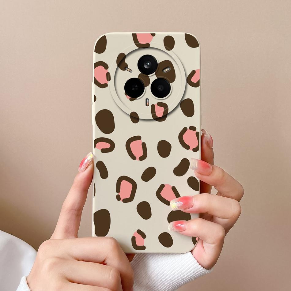 Handyhülle für Realme 14 Pro Plus – Schöne Hülle aus weichem Premium-Flüssigsilikon – Rückseite mit Kameraschutz – Stoßfeste Schutzhülle