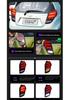 LED Rear Tail Light Assembly with Flowing Turn Signals for 2011-2014 Chevrolet Spark