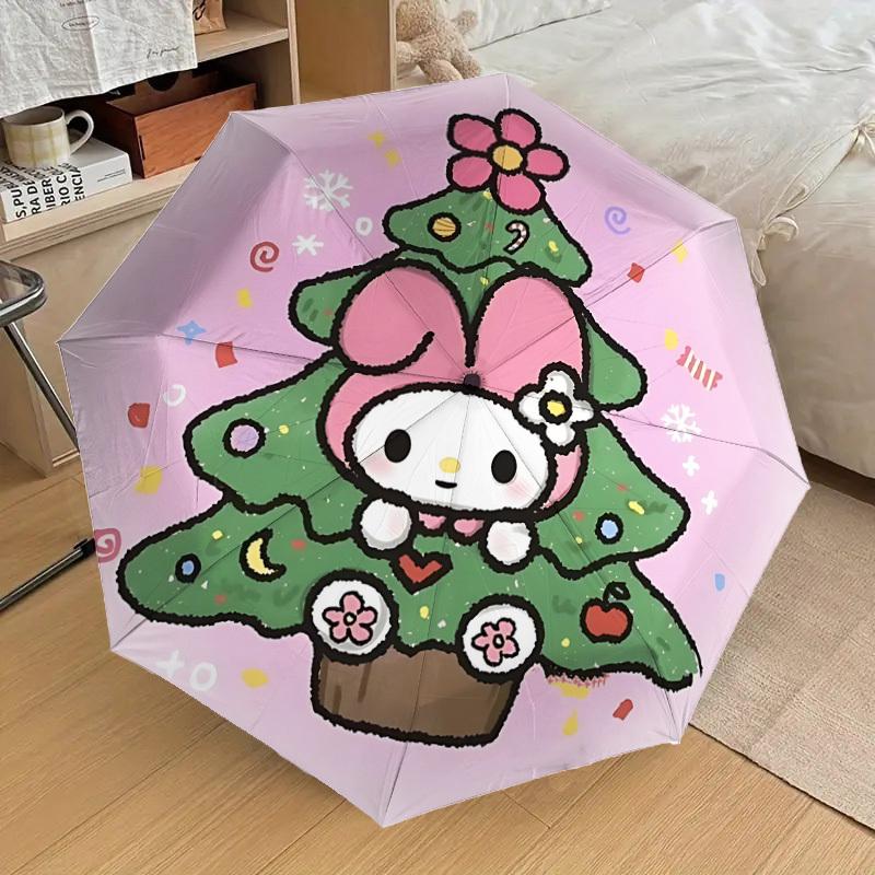 

1pc Christmas Tree, Melody Automatic Open/Close Umbrella, Lightweight Design for Everyone, Halloween & Christmas Gifts - Ideal for Daily, Formal, Part