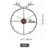 Nordic Style Home Wall Clock Creative Personality Living Room Aesthetics Office Cafe Shop Mute Timepiece Iron Round Clock9nine