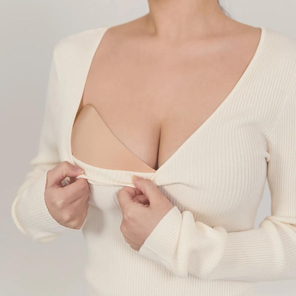 Marun5 Do. Free Air Seamless Nude Bra Half Cup
