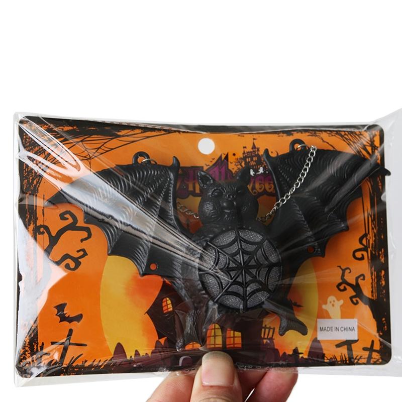 Halloween 3D Gothic Spooky Bats Decoration Halloween Party Supplies Goth Light Scary Black Bat Light for Home Yard