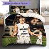 Kaká Pattern Bedding Home Decoration Birthday Gift (1 * duvet cover + 2 * pillowcase, without core),fan merchandise.