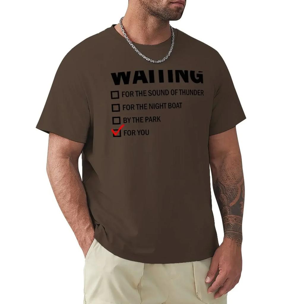customs tees T-shirts for cotton customizeds vintage korean fashion tall t shirts Waiting for Duran T-Shirt