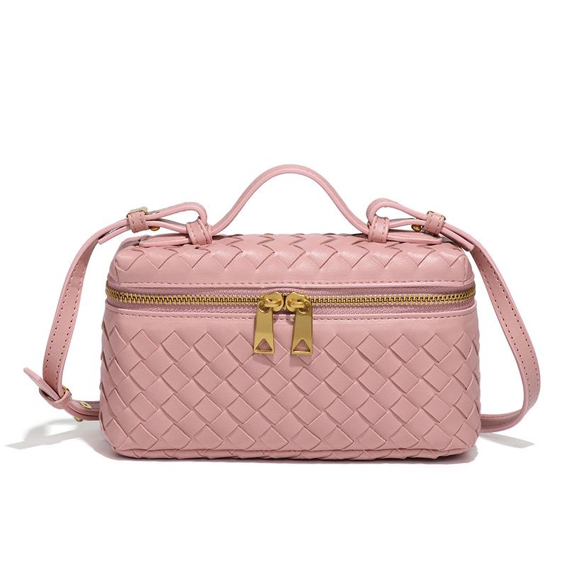 Nieuwe Klassieke Handgeweven Tofu Vierkante Crossbody Tas