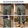 JEEP Men's Pure Cotton Tapered Cargo Pants