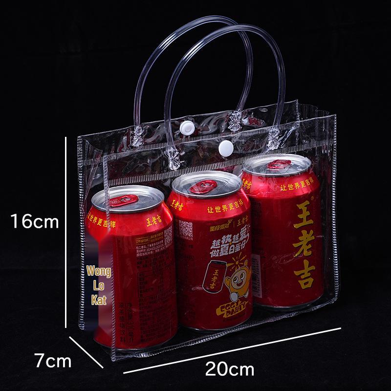 Transparent PVC Tote Bag - Customizable Gift Favor Bag