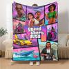 Grand Theft Auto Decke Weich & Gemütlich Großartig für Sofa Sessel Büro für Alle Jahreszeiten Verspieltes Design Perfektes Geschenk für Verwandte und Freunde