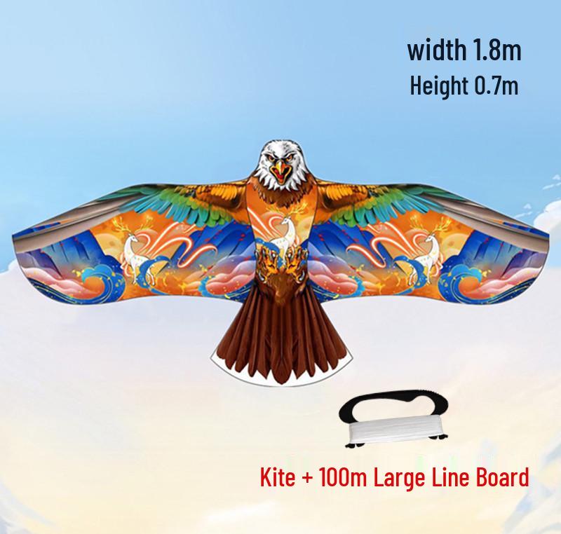 Kartal Uçurtma - Hafif Rüzgar, Uçurması Kolay, Korkuluk Kuş Kovucu