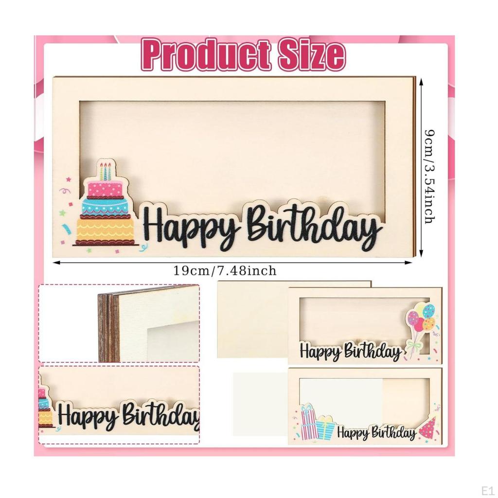 3 Pieces Birthday Moneys Holder Festive Gift Creative for Teens,