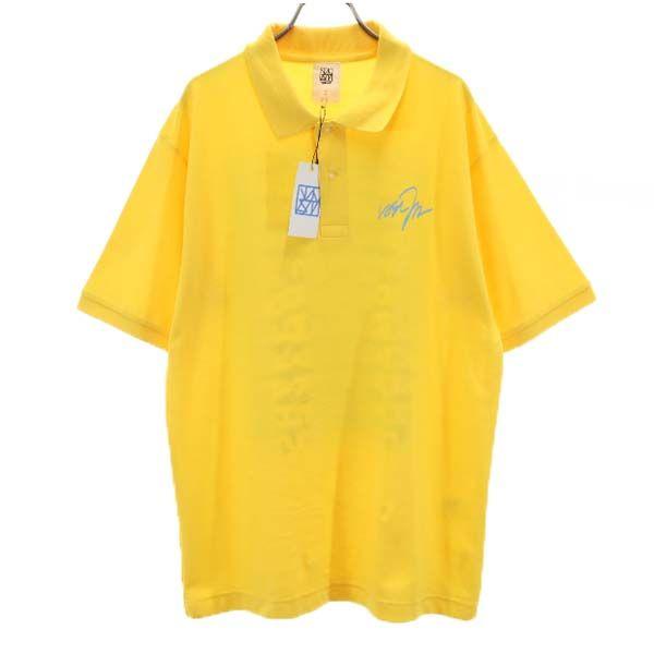 

unused VAST222 19ss made in Japan SHAKER Short sleeve Polo shirt 2 yellow Men s Used
