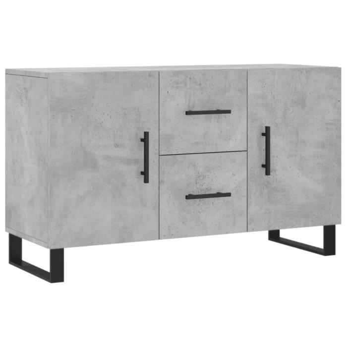 VidaXL Buffet Concrete Grey 100x36x60 Cm Engineered Wood 828200