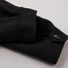 Fanzhen Men's 100% Wool Mid-Length Overcoat