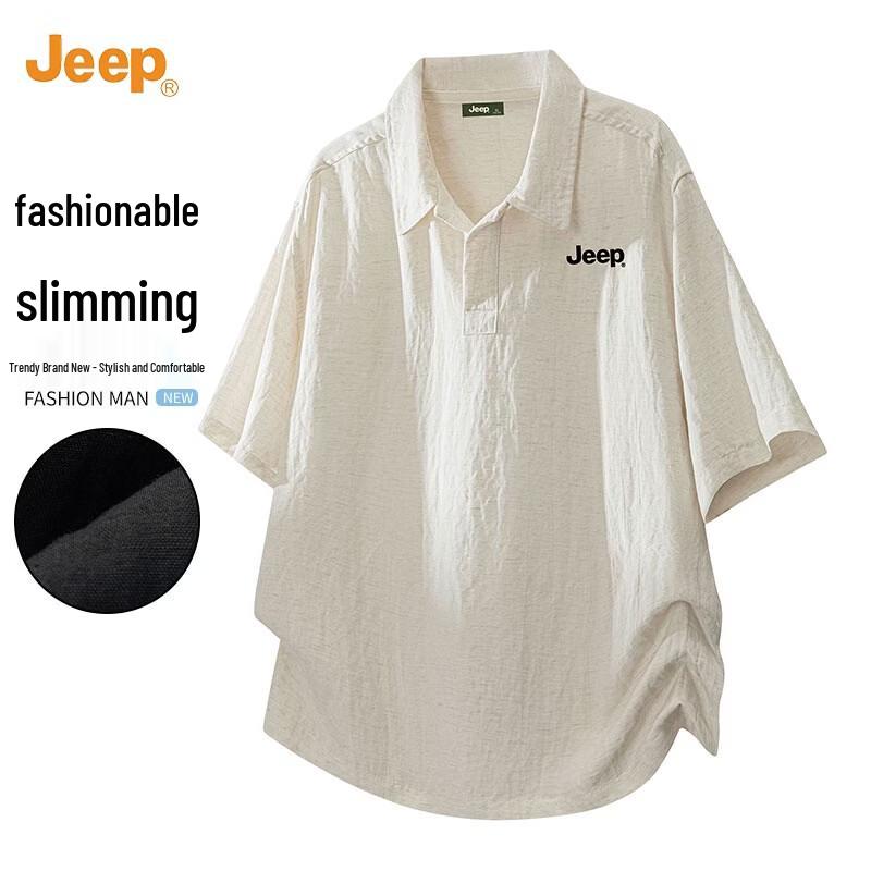 JEEP Men s Summer Casual Polo Shirt 2XL
