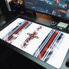 Martini Racing Large Size Mouse Pad Large Gaming Table Cushion Non-slip Laptop Tablet Big Mousepad XXL Mat Mini PC Playmat With Lock edge