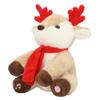 Musical Light Up Plush Reindeer Fashionable Skin Friendly Soft Stuffed Light Stuffed Animals Toy