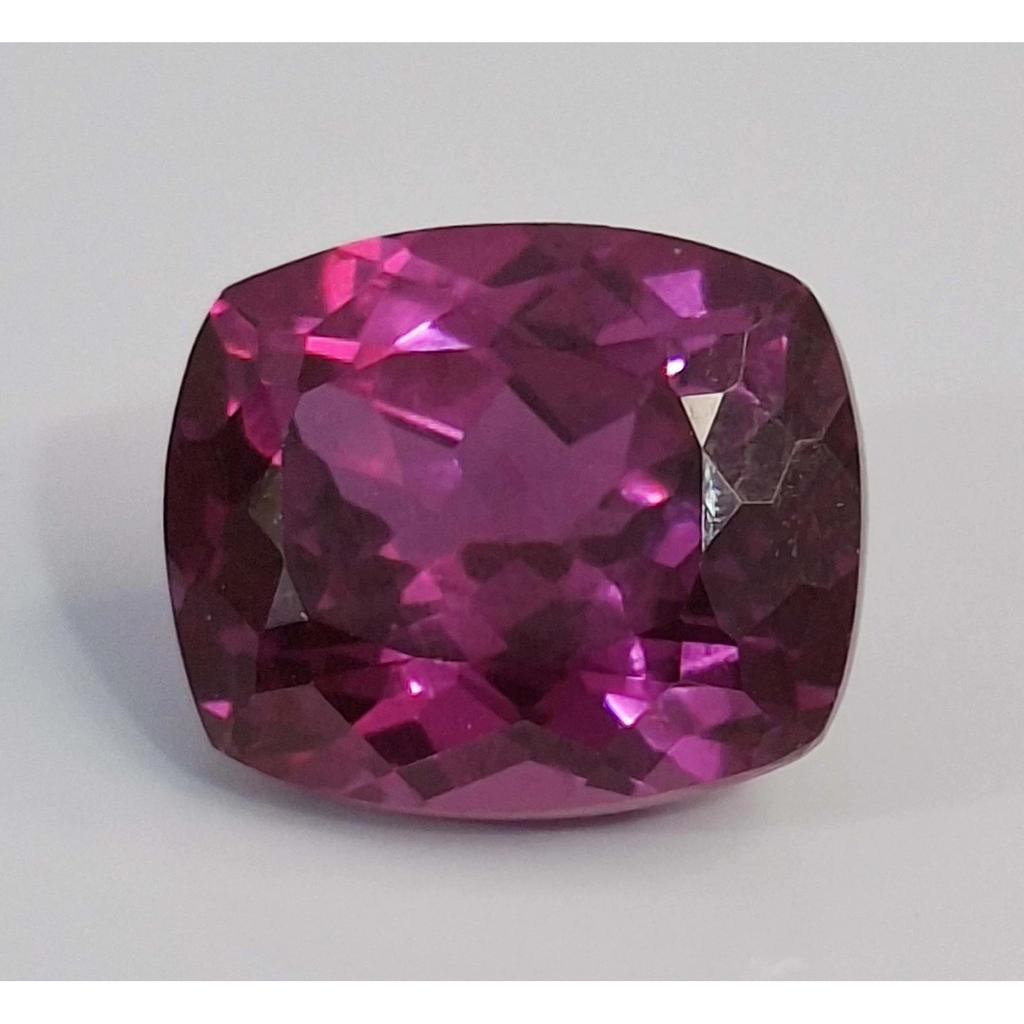 Natural Pink Rhodolite Garnet 9-11 Ct Cushion Cut Certified Stunning Gemstone