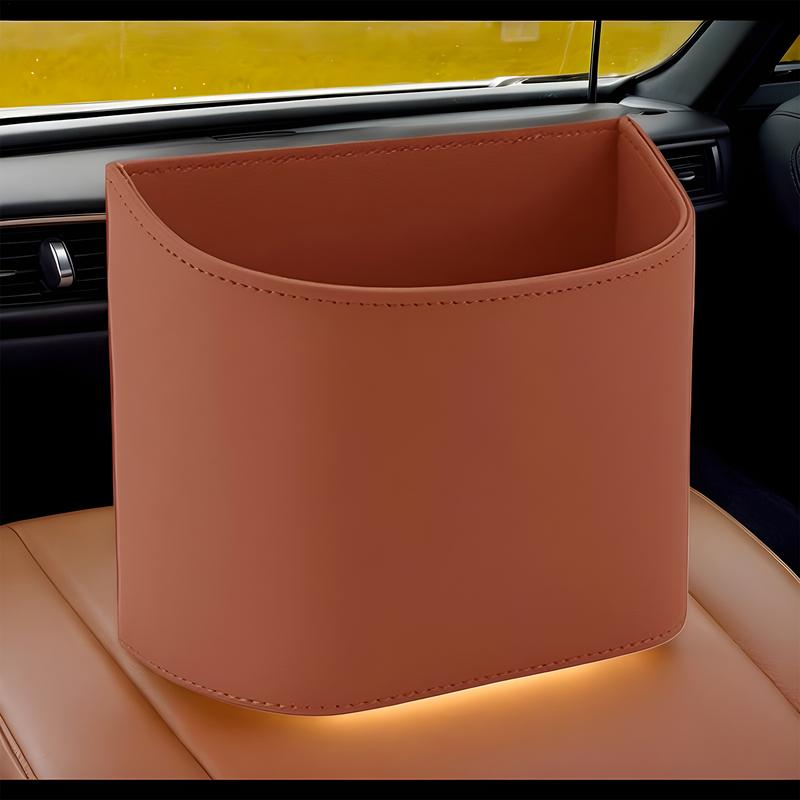 Car Trash Can Dangling Car Trash Bin Multifunctional Vehicle Interior Accessories Reusable Sunglasses Holder For Trucks