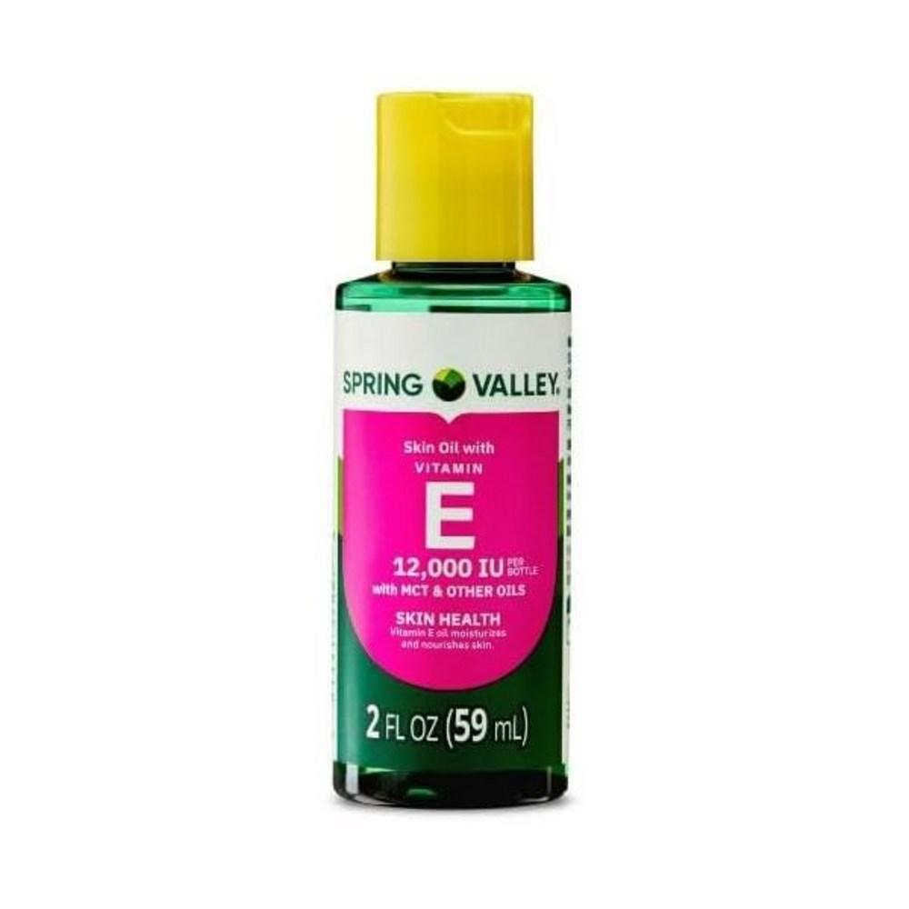 H4U Spring Valley Vitamin E Oil (with Keratin) 12,000 IU Skin Care Moisturizer 2 Fluid Ounces For healthy, smooth, and hydrated skin condition care
