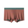 Men's Spring and Summer High Grade Light Luxury Without Mark Mulberry Silk Antibacterial Waist Four Corners Underwear