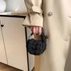 Quilted Cloud Pleated Coin Purse Solid Color Bag Pendant Fashion Card Bag  Travel