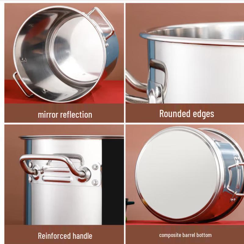 SIFAR Stainless Steel Large Soup Pot