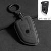 Leather Car Key Case for BMW X1 X3 X5 X6 X7 F20 F15 F16 F48 G20 G30 G01 G02 G05 G11 G32 1 3 7 Series Keychain Suede Accessories