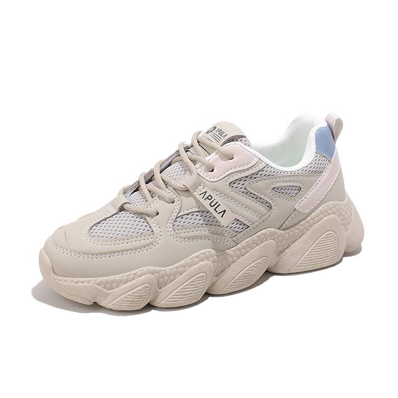 Customized ins Korean version of dad shoes for women 2025 spring students running sports shoes street casual shoes 6661