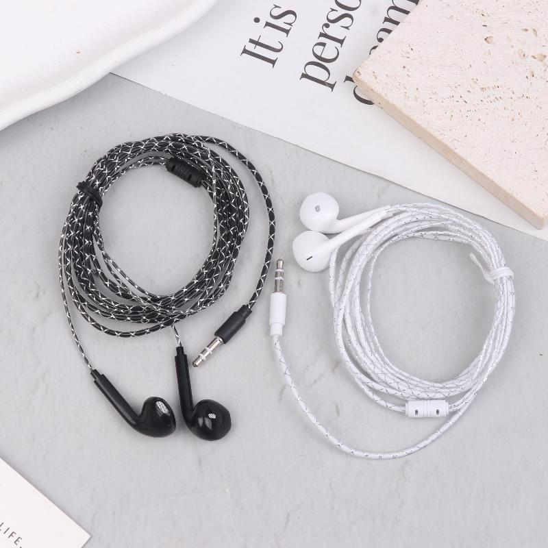 2M/3M Cable Length Wired Earphones In Ear Monitor Music Game Earbuds Headphone 3.5Mm Heavy Bass Headset