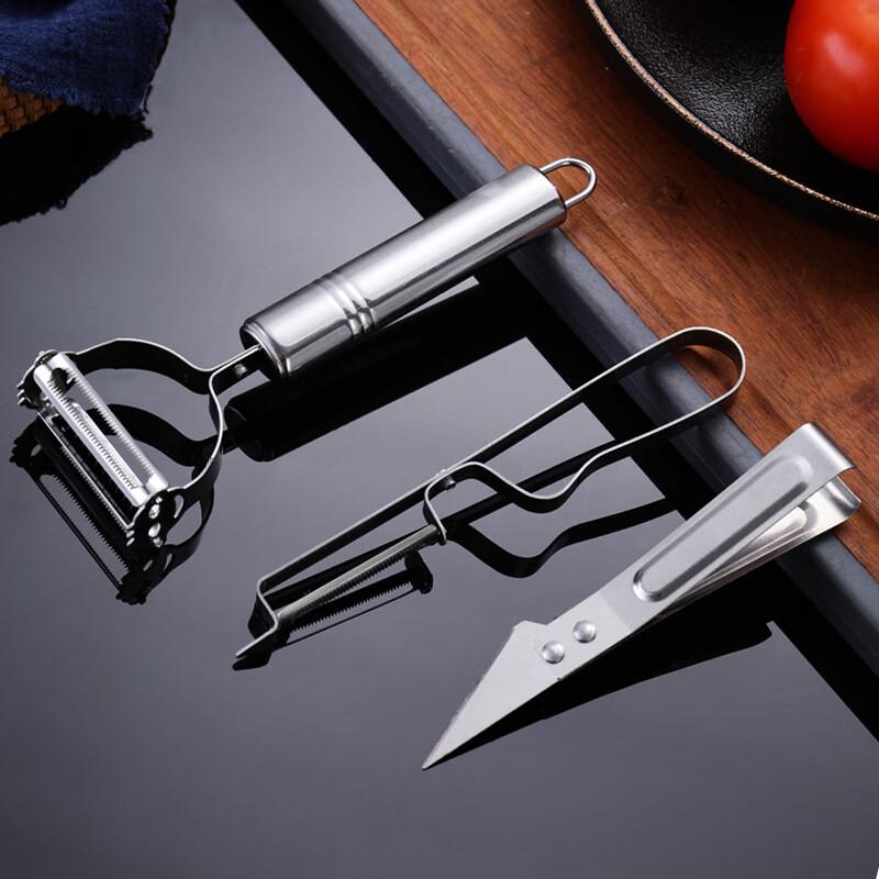 Wutuo 12-Piece Stainless Steel Multi-function Peeler Set