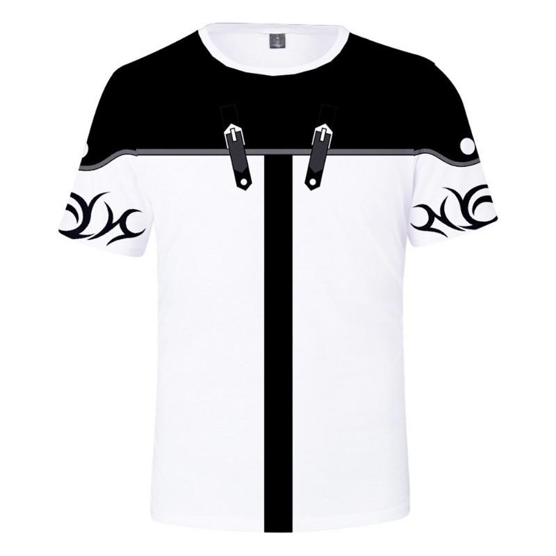 Horká hra Kingdom Hearts 3D Tištěné Tričko Módní Krátký rukáv Cosplay Street Style Topy Muži Ženy Děti Tričko Velikost (100-6XL)