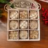 Christmas Ornament Ball Set, Champagne, Pink, Silvery Holiday Ornaments Home Decorations, Exquisite Gift Box Packaging, Hanging On Christmas Trees