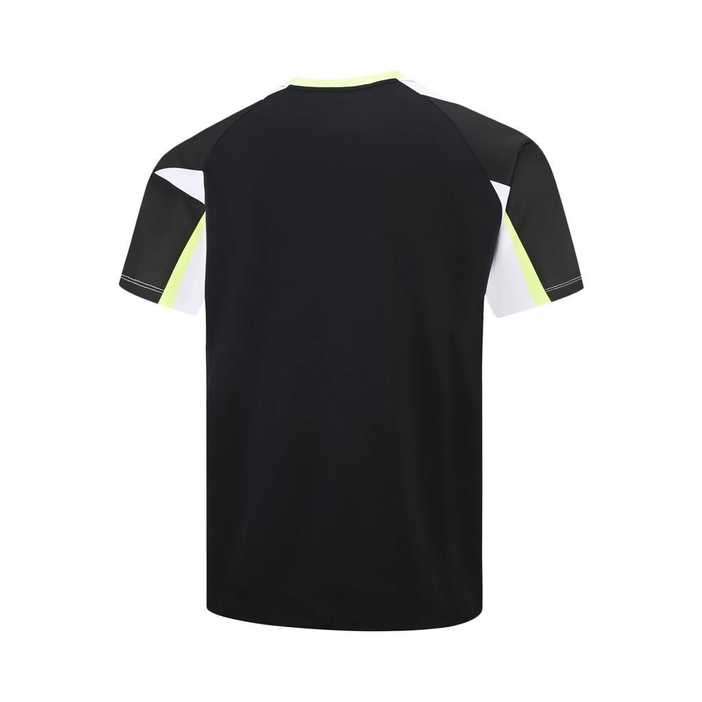 Li Ning X Xuperman Collaboration Table Tennis Series Comfortable Color Block Letter Print Simple Breathable Fashion Short Sleeve T-Shirt AAYV251-3