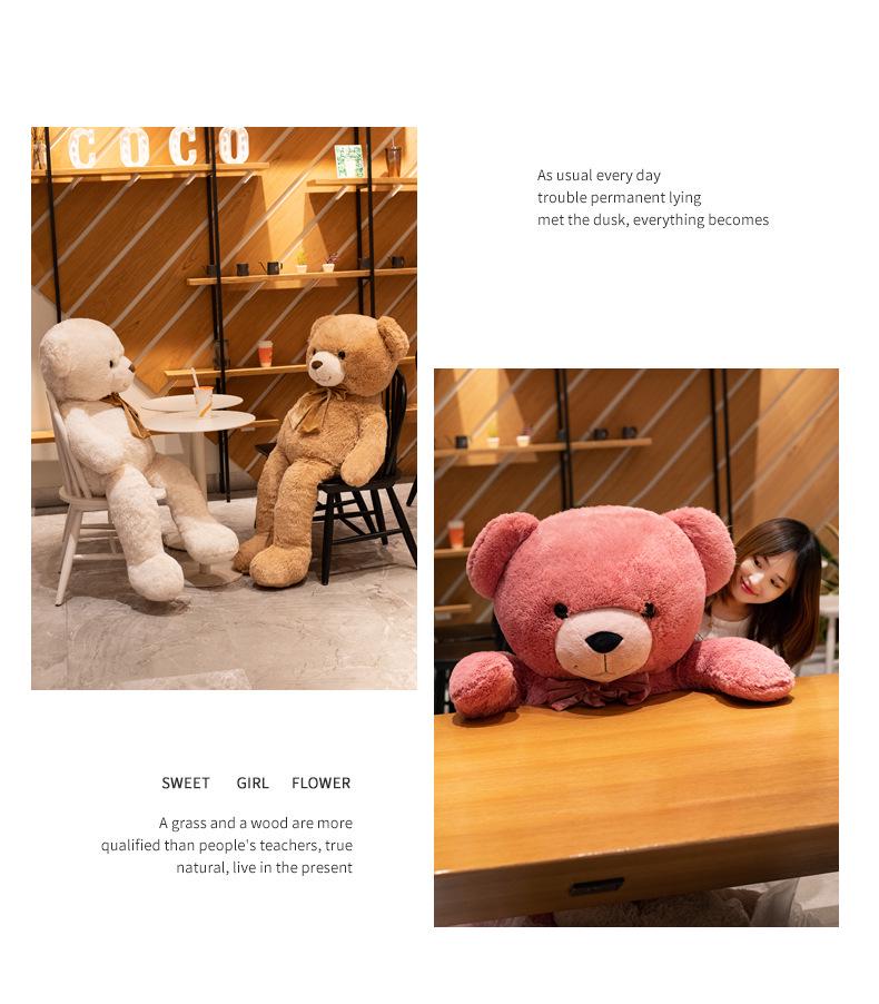 Thoughtfully Chosen Couple's Giant Bear Plush Toy - Perfect Festival Gift & Hugging Doll