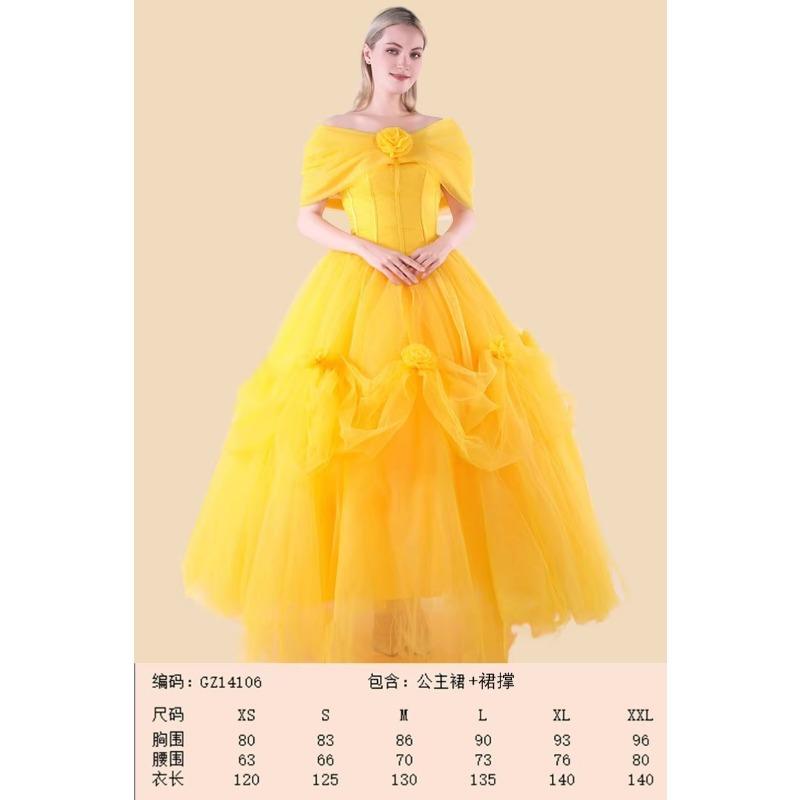 Snow White Ariel Anna Cinderella Bell Elsa Dress Adult Performance Costume
