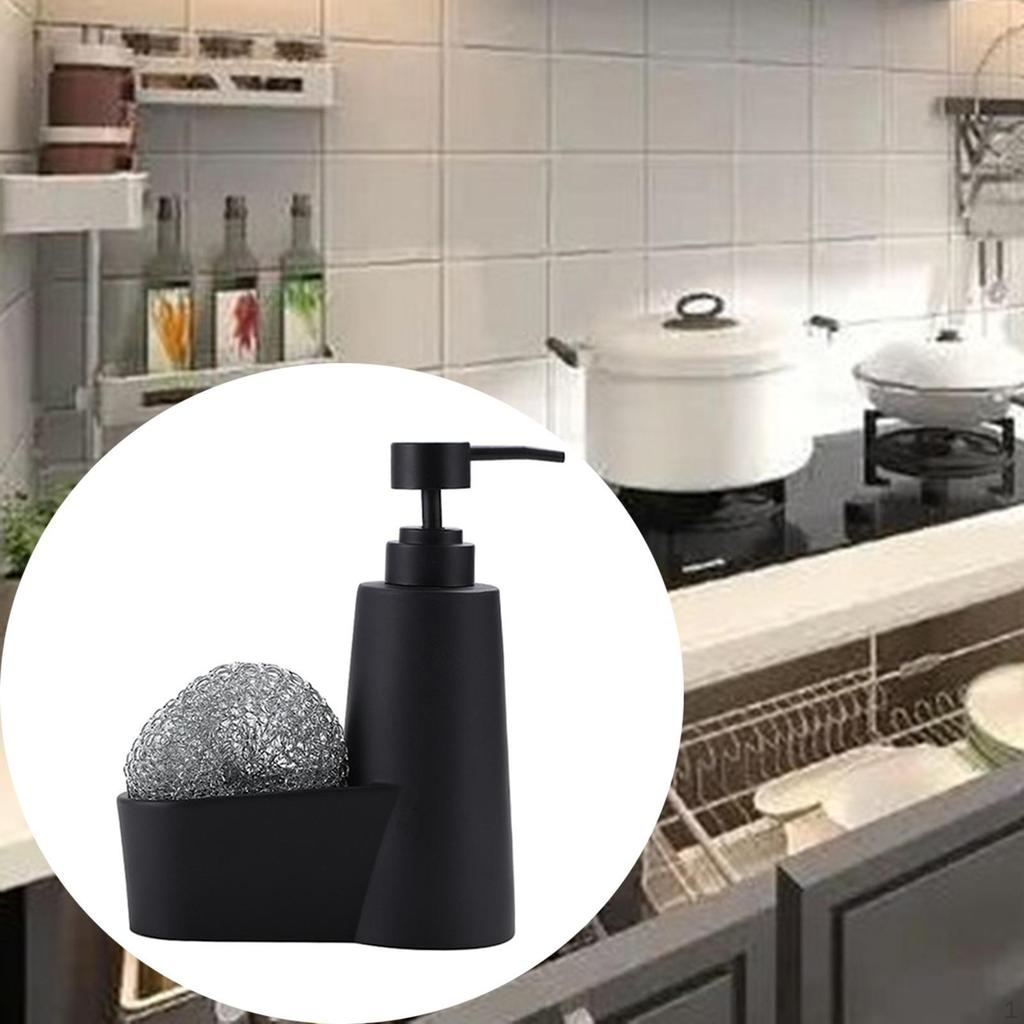 Liquid Soap Dispenser Bottle Storage Box with Pump Bottles Countertop